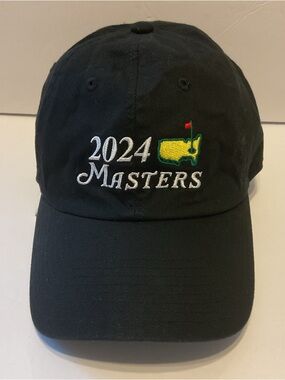 2024 Masters Hat Black Adjustable Augusta National Golf Cap Luxury Exclusive OS